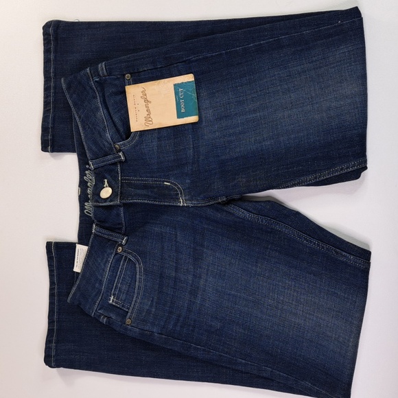 Wrangler Bootcut Faded Blue Jeans Size 5/6 x 30 - Picture 4 of 16